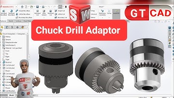 chuck drill adapter|steel chuck drill solidworks in 13min
