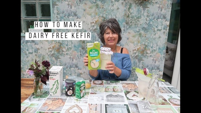 Making KEFIR plant-based  Fermentation + Dairy-free + Probiotic