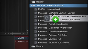 Favorite Patches Folder #StudioOneMinute