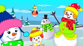 Finger Family Christmas Snowman Twist - Nursery Rhymes For Children I Kindergarten Baby Kids Rhyme