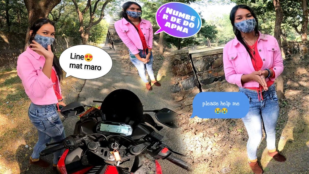 Giving lift to cute😍girl R15 V3 | ladki ko lift de diya  R15 V3 me | @TheUK07Rider @aamir__majid