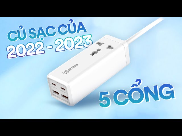 Công nghệ 2023, Vừa sạc smartphone vừa đun nước: Drapow 65W