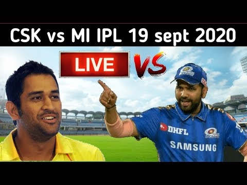 Live Csk Vs Mi Channai Super Kings Vs Mumbai Indians Ipl Live Scorecard Commentary Youtube