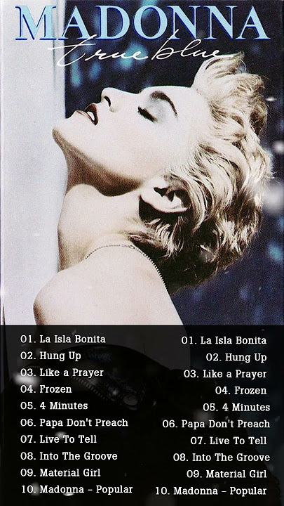 Madonna - Greatest Hits - Madonna Greatest Hits Full Album 💕 La Isla Bonita, Hung Up,...