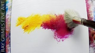 abstract painting easy beginners landscape relaxing