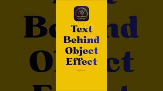 Text Behind Object Effect ✨ 💌 Neha Nandini Creatives #canvashorts
