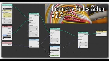 Blender 3.2 - Abstract Geometry Nodes - Eevee Render #blender #simulation