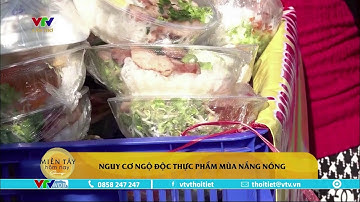 Nguy cơ ngộ độc thực phẩm mùa nắng nóng | VTVWDB