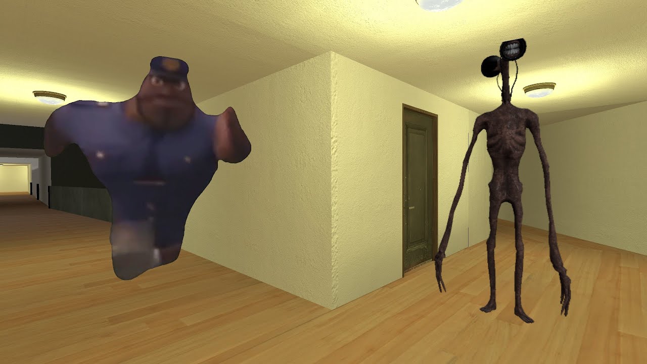 Siren Head And Officer Earl Nextbot Gmod