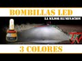 Las Mejores BOMBILLAS LED para el coche ( Mucha mas Iluminación en carretera ) Halógenas vs LEDS 🚗💡