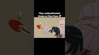 They underestimated Hinata at Ping Pong 💀