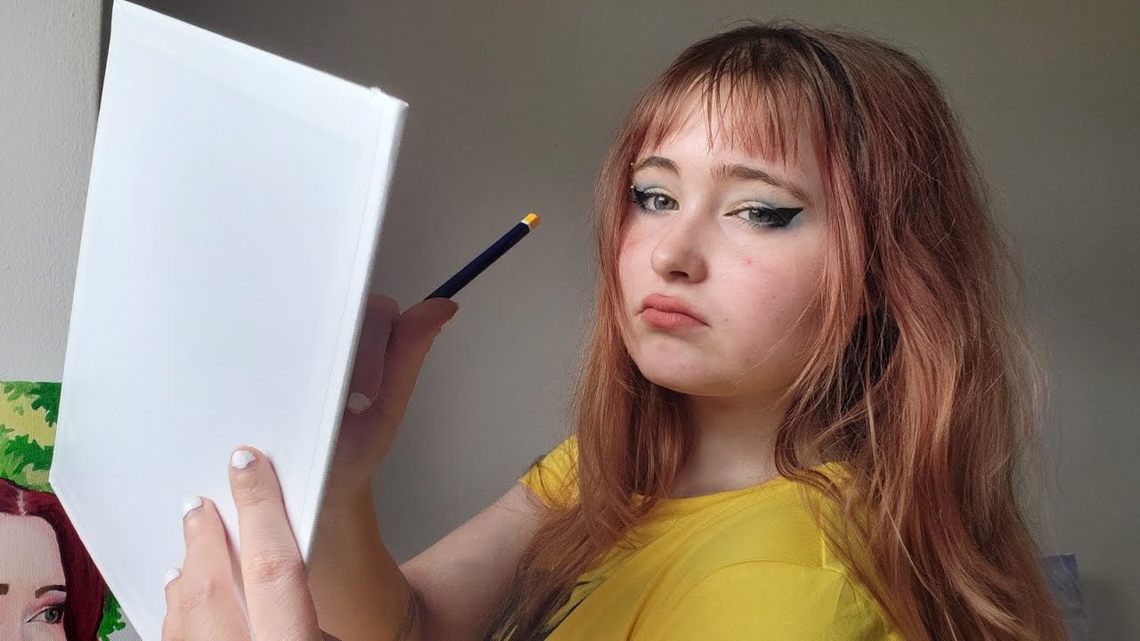 ASMR Art Girl Sketches You For Your Portrait 🎨 (personal attention, roleplay)✨️