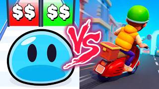 Slime Run Race VS Paper Boy Race screenshot 1
