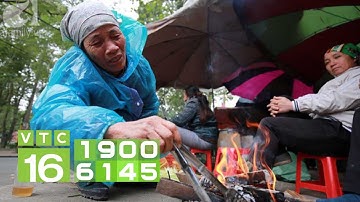 Người Hà Nội co ro trong đợt rét lạnh kỷ lục I VTC16