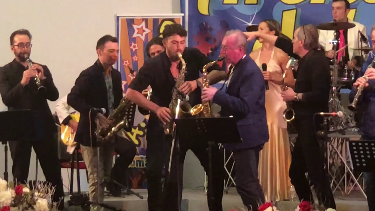 Orchestra A’MARCORD - L'UBRIACONA polca per sax contralto. Musica di Tiberio Marani.