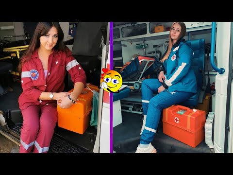 Вся прелесть российских медсестёр скорой помощи / Красивые медички спешат на помощь