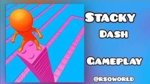 Stacky Dash game Level 56 to 60 gameplay