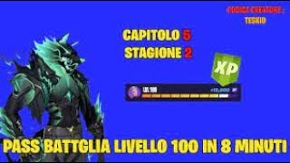 MIGLIORE MAPPA GLITCH XP per ARRIVARE al LIVELLO 500 nella NUOVA STAGIONE di FORTNITE