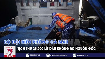 Bộ đội Biên phòng Cà Mau tịch thu 25.000 lít dầu không rõ nguồn gốc - VNEWS