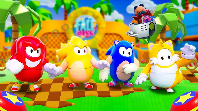 Em comemoração aos 60 anos da Sega, Fall Guys ganha skin do Sonic • B9