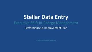 Stellar_Data_Entry_Shift_Management