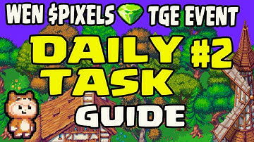 HOW TO FIND WEN $PIXEL DAILY TASK #2 💎 BARNEY RIDDLE BOX 🔍 WER/WHERE? |  TGE EVENT