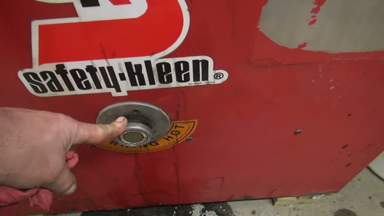 Safety Kleen parts washer part 1