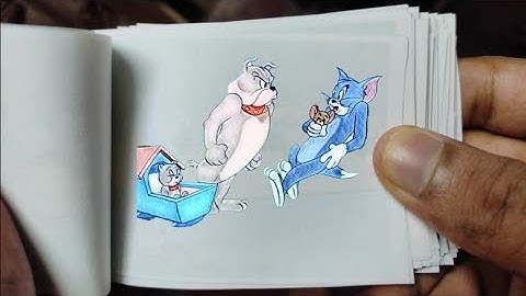Tom and Jerry Flipbook #1 | Tom, Jerry, Spike & Tyke | Hic-cup Pup Ep | Inspired by Flip book artist