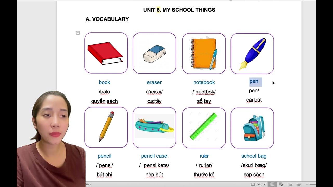 English 3 - Unit 8 - Vocabulary - youtube