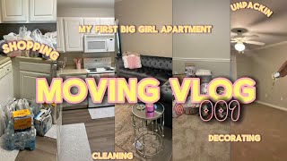 Moving Vlog Episode One: Empty Apartment Tour, Packing, Unpacking, Cleaning, Organizing