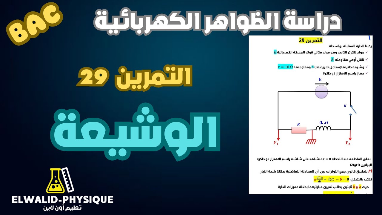 أفكار رائعة في الوشيعة و ثنائي القطب RL 📚 بكالوريا 🇩🇿
