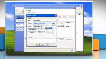 How to Backup Outlook 2007 PST File in Windows® XP