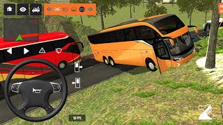 😭Euro bus simulator Indonesia💥😱orange coach IDBS travel 2026 | Android gameplay screenshot 2