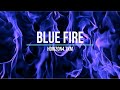 Blissful blue flame tranquil background for relaxation meditation and sleep  10hour