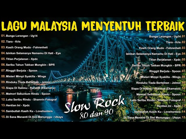 LAGU JIWANG 80AN DAN 90AN TERBAIK - LAGU SLOW ROCK MALAYSIA - KOLEKSI 40 LAGU2 JIWANG 80AN - 90AN class=