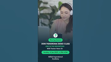 Panorama Detailed 2 Hour Free Live Demo Class || Join Now || Link in the description