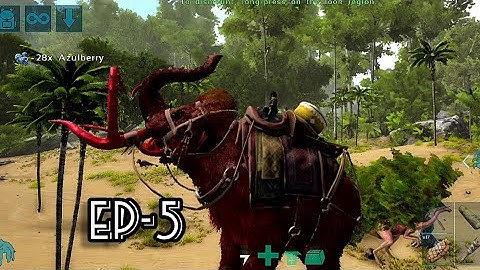 Taming High level Mammoth 🦣 — ARK ultimate mobile edition 