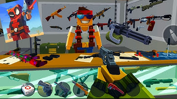 Pixel Combat: Zombies Strike - Gameplay Walkthrough Part 16 - Great Hall Location (Android Games)