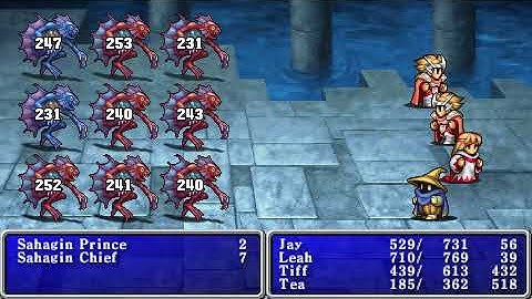 Final Fantasy I (PSP) Part 16: Sunken Shrine ~ Rosetta Stone ~ The Water Crystal.