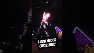 Emotional Chistmas Tree light show at Dollywood is amazing! #Dollywood #Christmas #magic