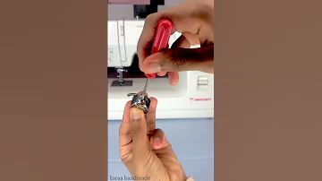 حل مشكلة تشابك خيط المكوك من تحت 