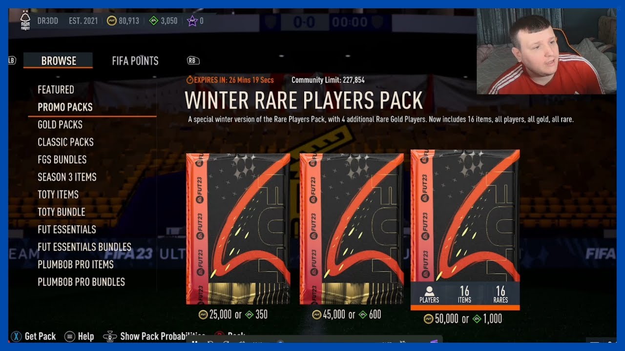 Opening Winter Rare Player's Pack - FIFA 23 - Worth It?