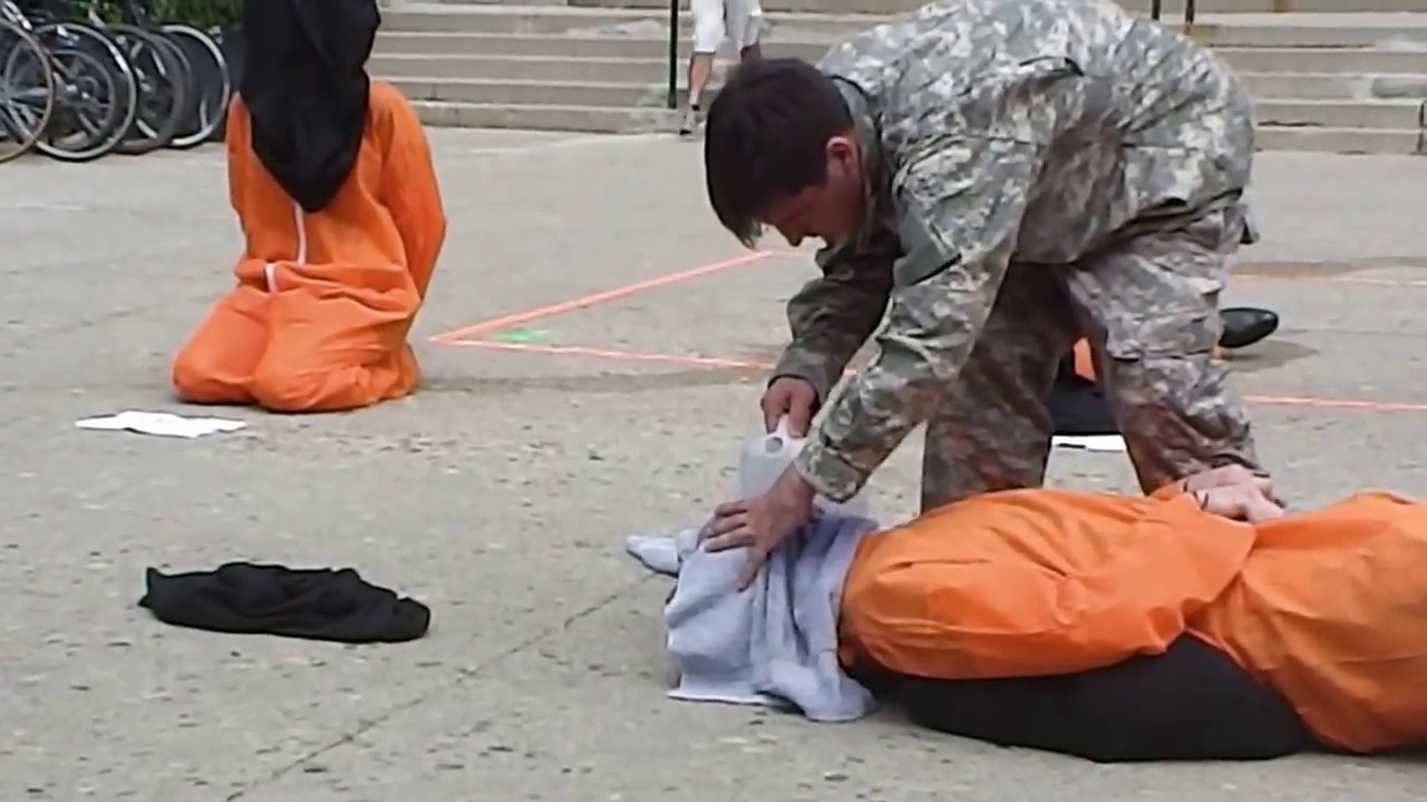Guantanamo Bay Protest Waterboarding YouTube YouTube