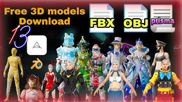 Characters 3d models pack pubg mobile prisma3d Blender fbx obj prisma free download