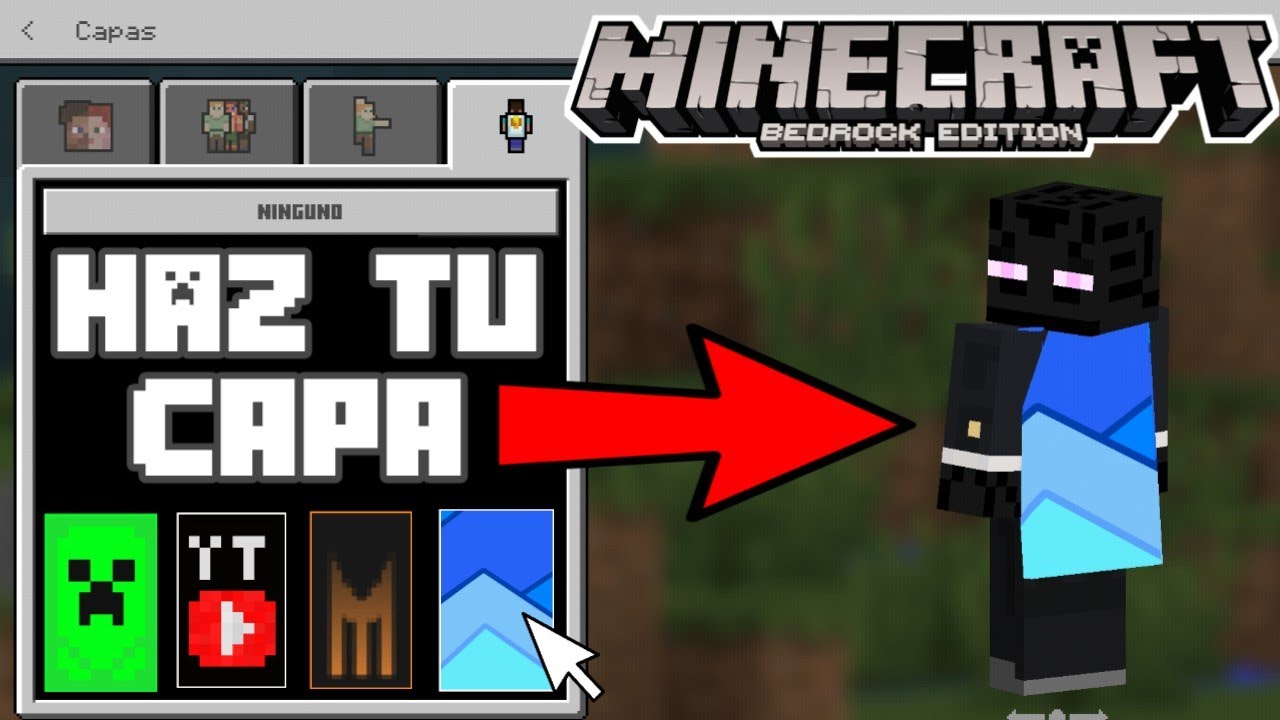 🔵 COMO HACER CAPAS PERSONALIZABLES MINECRAFT BEDROCK 1.16 YouTube