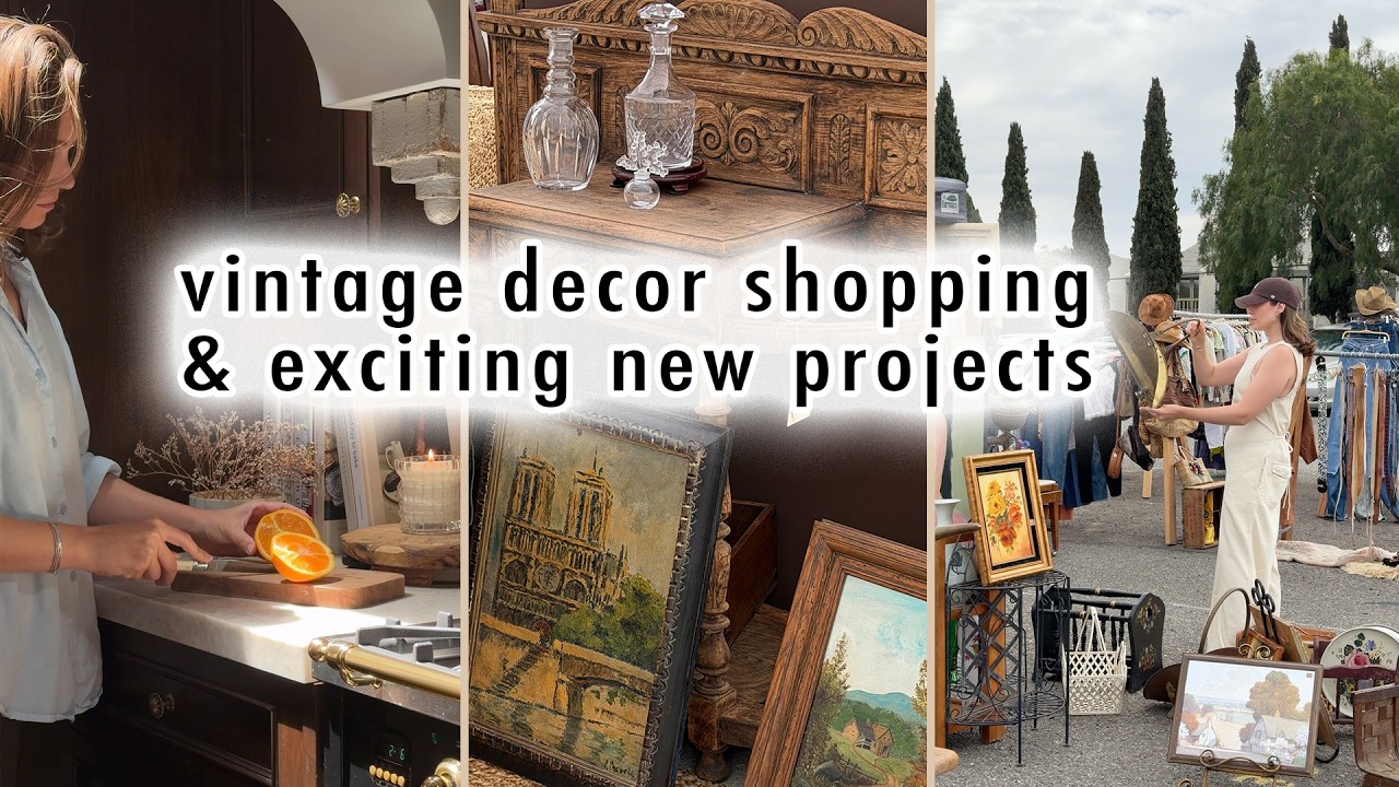 vintage decor shopping & exciting new projects | MaCenna Lee