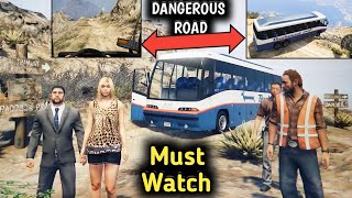 Dangerous Bus Driving 😮 Down Hill Road screenshot 5
