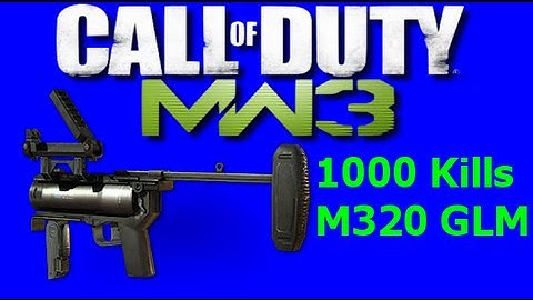 COD MW3 - 1000 Kills M320 GLM (First One On Youtube LEGIT)