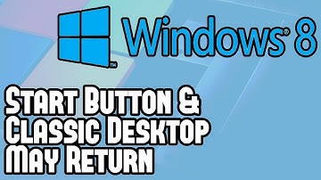 Windows 8 - Start Menu Rumored to be Making A Return In the New WIndows 8.1 Update This Year