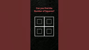 Brain Teaser! | Can you find the number of squares? | pls subscribe #shorts